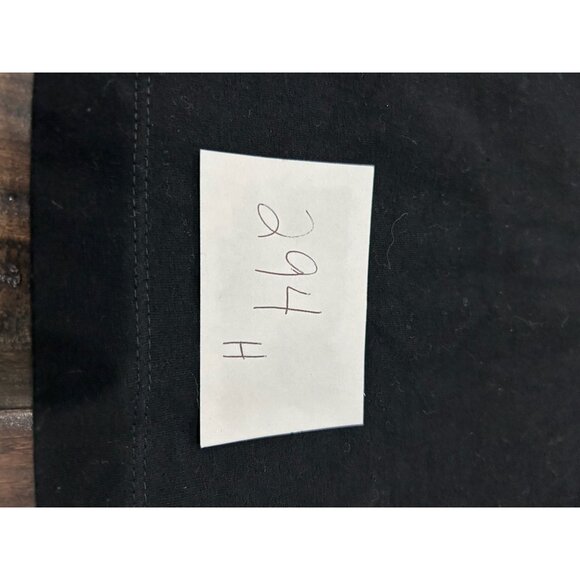 Chicos Black Long Sleeve Top With Silver Beaded V Neck Size Large - Picture 10 of 10